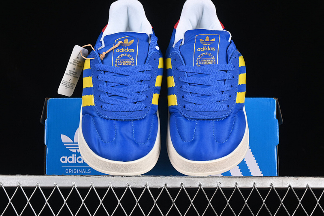 Adidas [IH5503]-[ORIGINALS SAMBA HOME BLUE/YELLOW/RED/WHITE]-[WOMAN:36-39]-[MAN:40-45] - Image 12