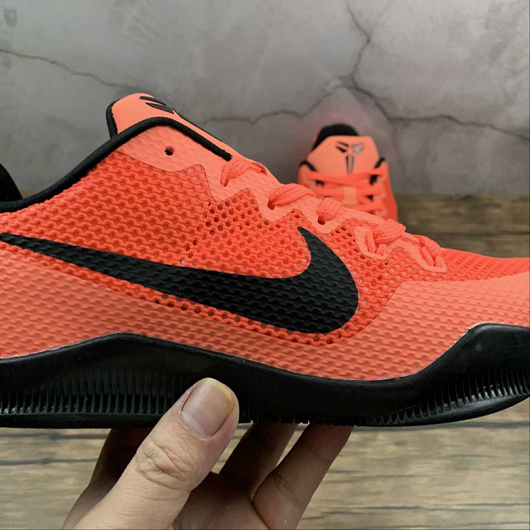Nike [836183-806]-[KOBE 11 EM BARCELONA BRIGHT MANGO/BLACK-BRIGHT CRIMSON]-[MAN:40-46] - Image 7