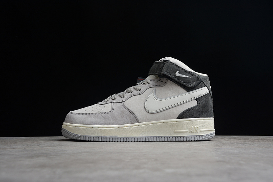 Nike [DG9158-616]-[AIR FORCE 1 MID 07 RICE GRAY/DARK GRAY-BEIGE]-[WOMAN:36-39]-[MAN:40-45], photo 1