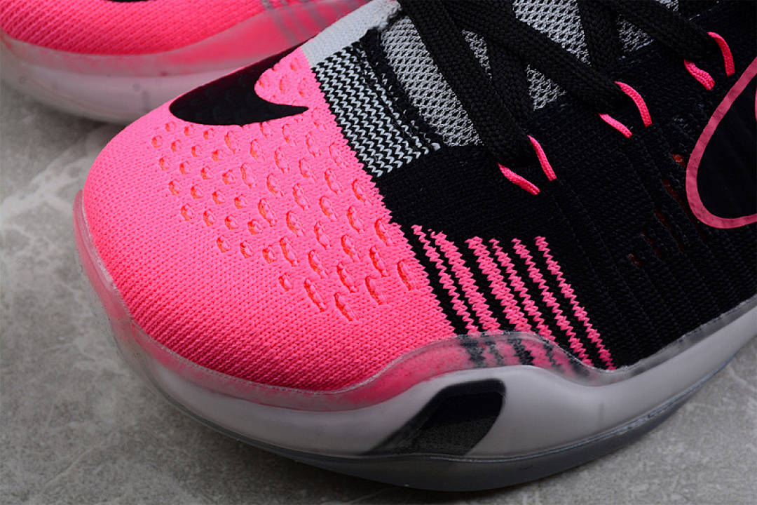 Nike [747212-010]-[KOBE 10 ELITE MAMBACURIAL BLACK/BLACK-WOLF GREY-PINK FLASH]-[MAN:40-46] - Image 9