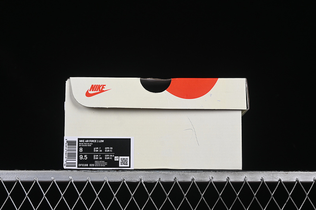 Nike [DF0188-020]-[AIR FORCE 1 07 LOW WHITE/RED/BLACK]-[WOMAN:36-39]-[MAN:40-45] - Image 12