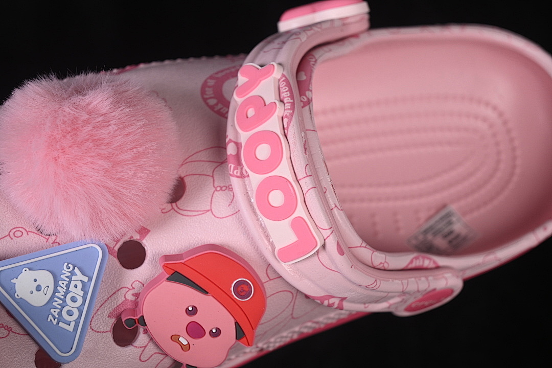 Crocs [CASUAL SLIP-ON SHOES PINK/PINK/PINK]-[WOMAN:36-39]-[MAN:40] - Image 5