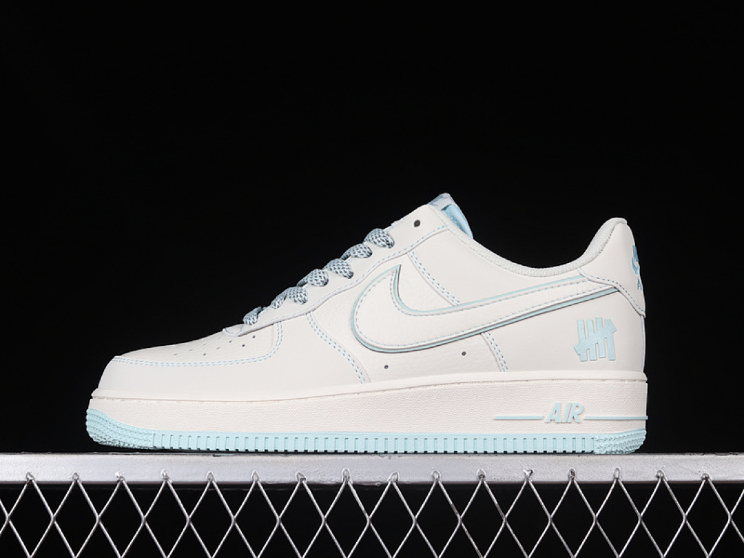 Nike [HL5696-789]-[UNDEFEATED X AIR FORCE 1 LOW WHITE/WHITE/ICE BLUE]-[WOMAN:36-39]-[MAN:40-45], photo 1