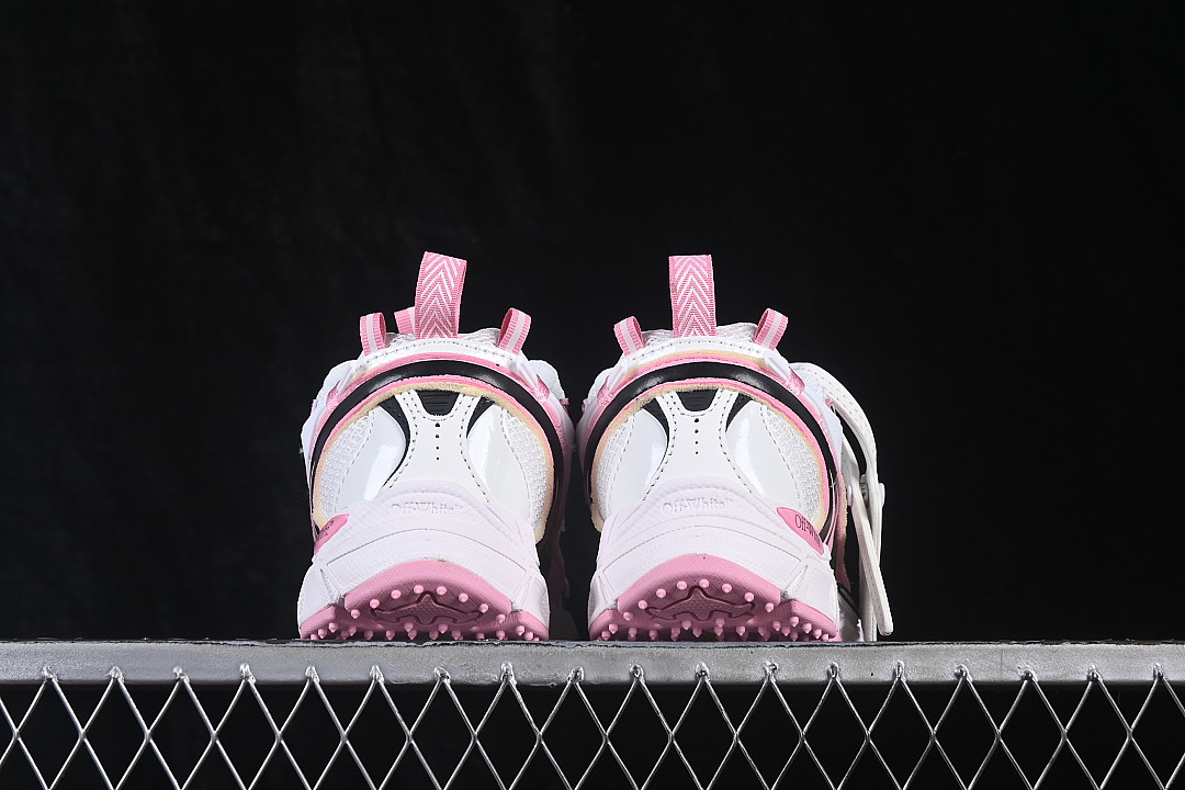 Unbranded [VIRGIL ABLOH RETRO RUNNING SHOES LIGHT PINK/WHITE/BLACK]-[WOMAN:36-39]-[MAN:40-47] - Image 13