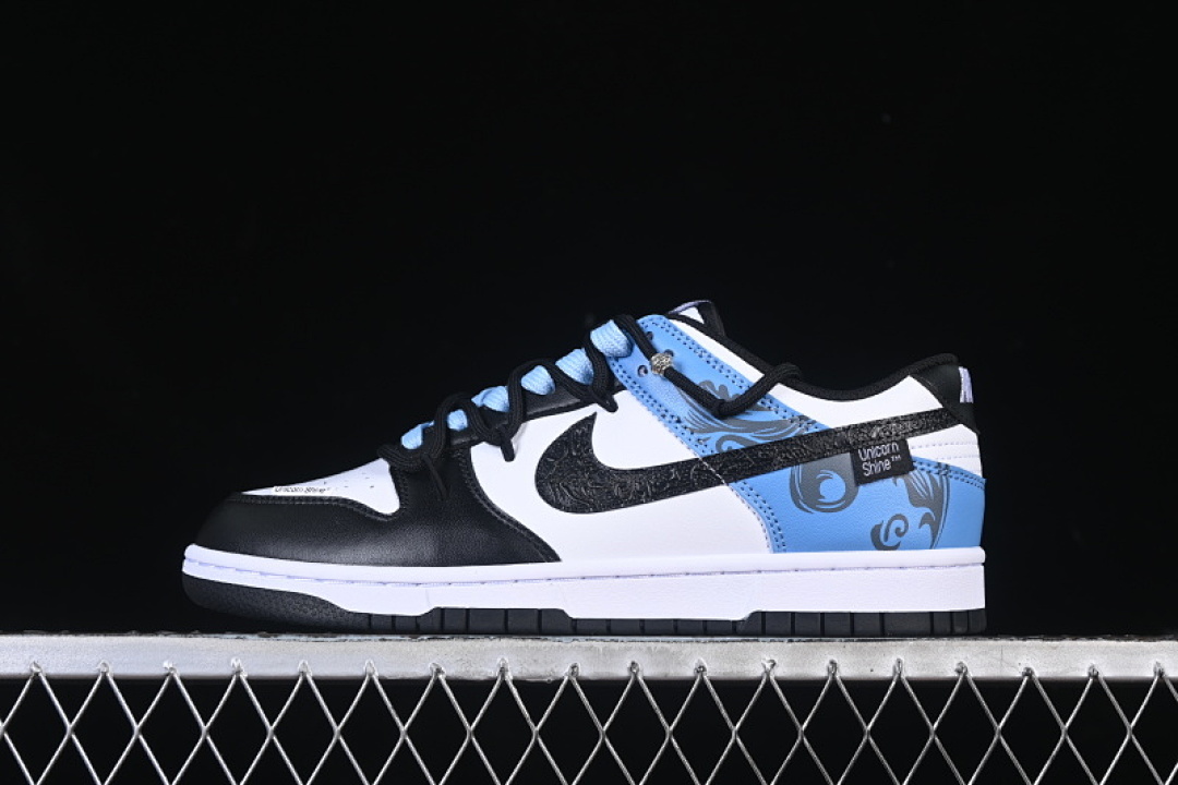 Unbranded [DD1391-100]-[SB DUNK LOW WHITE/BLACK/BLUE]-[MAN:39-46], photo 1