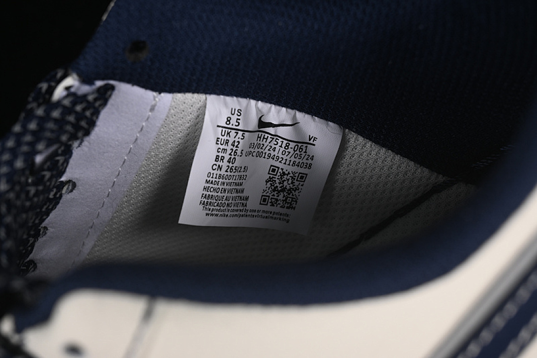 Nike [HH7518-061]-[AIR FORCE 1 07 LOW WHITE/BLUE]-[WOMAN:36-39]-[MAN:40-45] - Image 6