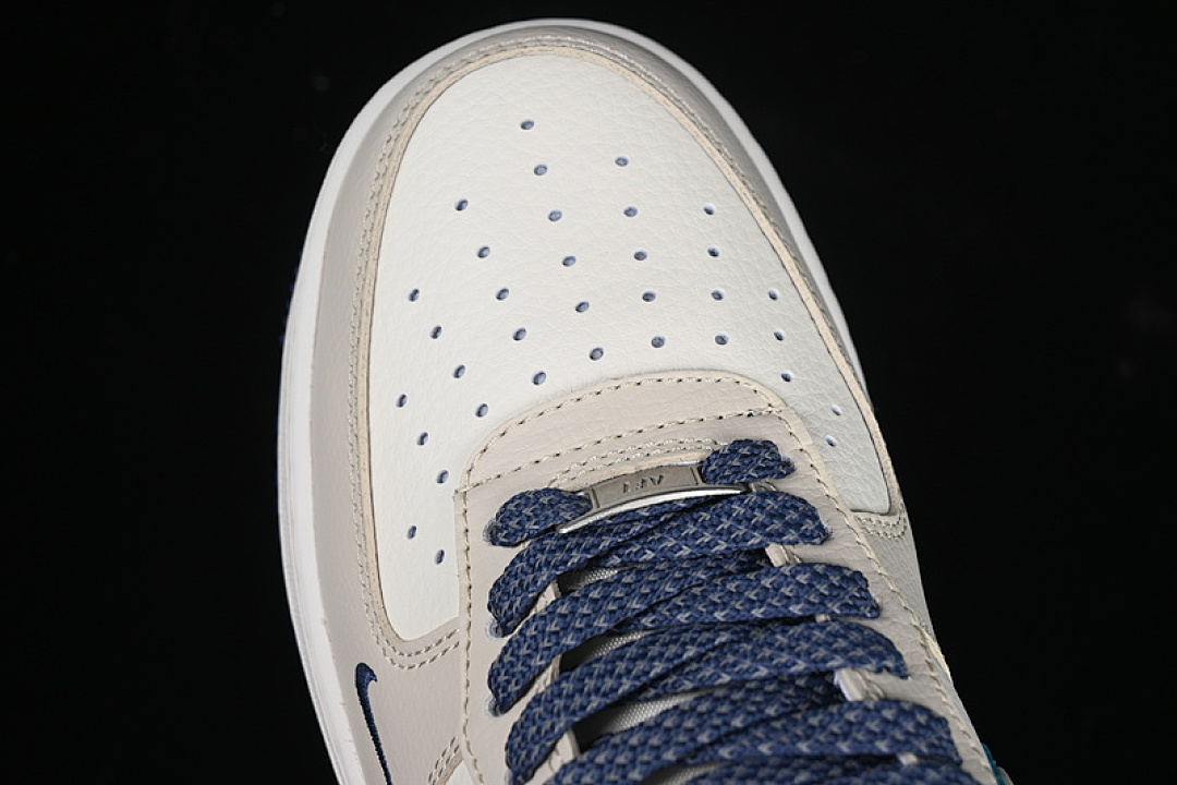 Nike [DM6688-055]-[AIR FORCE 1 07 LOW WHITE/GREY/BLUE]-[WOMAN:36-39]-[MAN:40-45] - Image 10