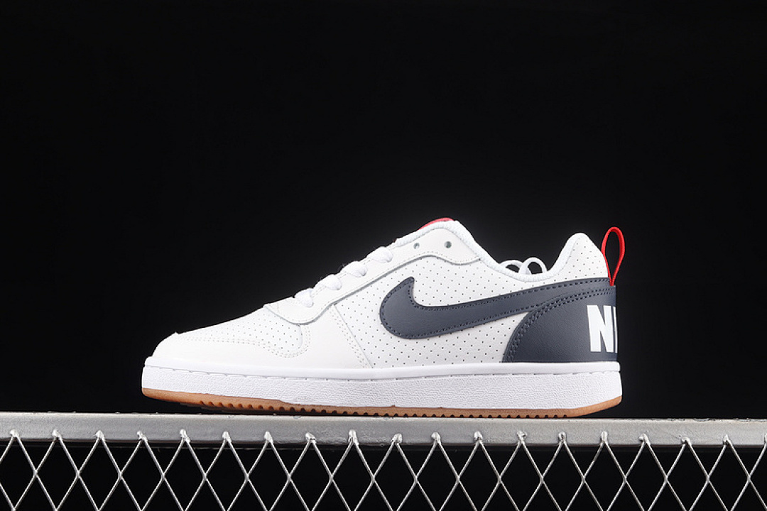COURT BOROUGH LOW BG WHITE/WHITE/DARK BLUE · 839985-105, photo 1