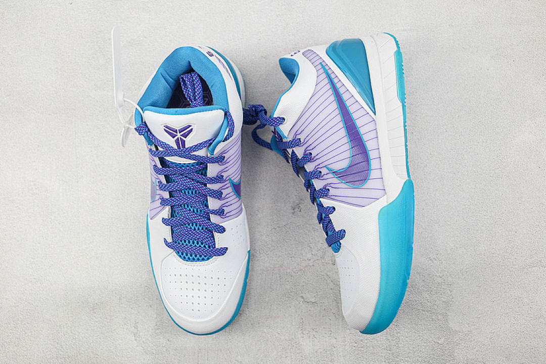 Nike [AV6339-100]-[ZOOM KOBE 4 PROTRO DRAFT DAY WHITE/ORION BLUE-VARSITY PURPLE]-[MAN:39-46] - Image 3