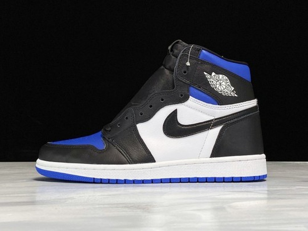 Jordan [555088-041]-[H12 AIR JORDAN 1 HIGH OG BLACK/WHITE-GAME ROYAL-BLACK]-[UNISEX:36-46], photo 1