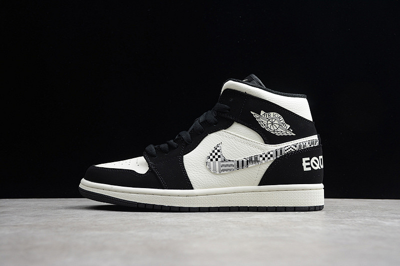 Jordan AIR Jordan 1 MID SE BLACK HISTORY MONTH BLACK-SAIL-WOLF GREY · 852542-010, photo 1