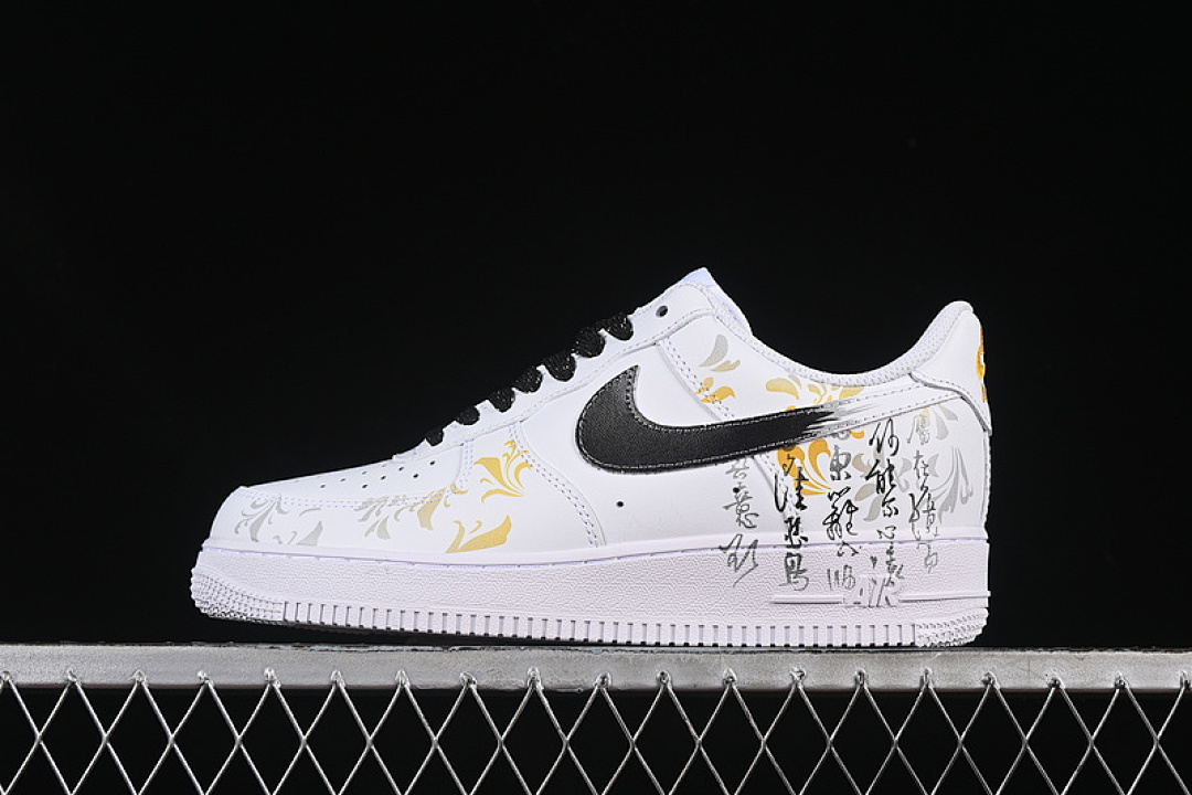 Nike Nike AIR FORCE 1 07 LOW WHITE/BLACK/YELLOW · ZH0316-082, photo 1