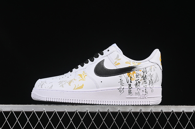 Nike Nike AIR FORCE 1 07 LOW WHITE/BLACK/YELLOW · ZH0316-082, photo 1