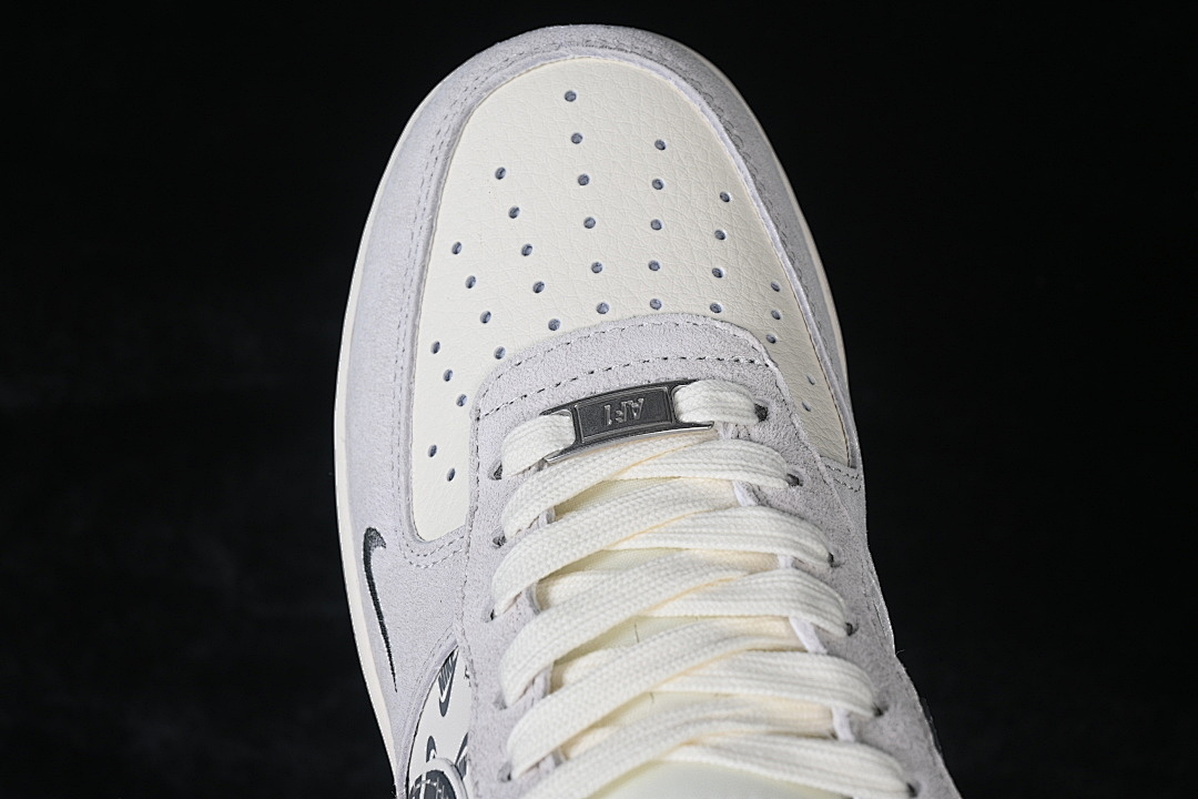 Nike [JP8028-071]-[AIR FORCE 1 07 LOW CASUAL SNEAKERS WHITE/DARK GRAY]-[WOMAN:36-39]-[MAN:40-45] - Image 9