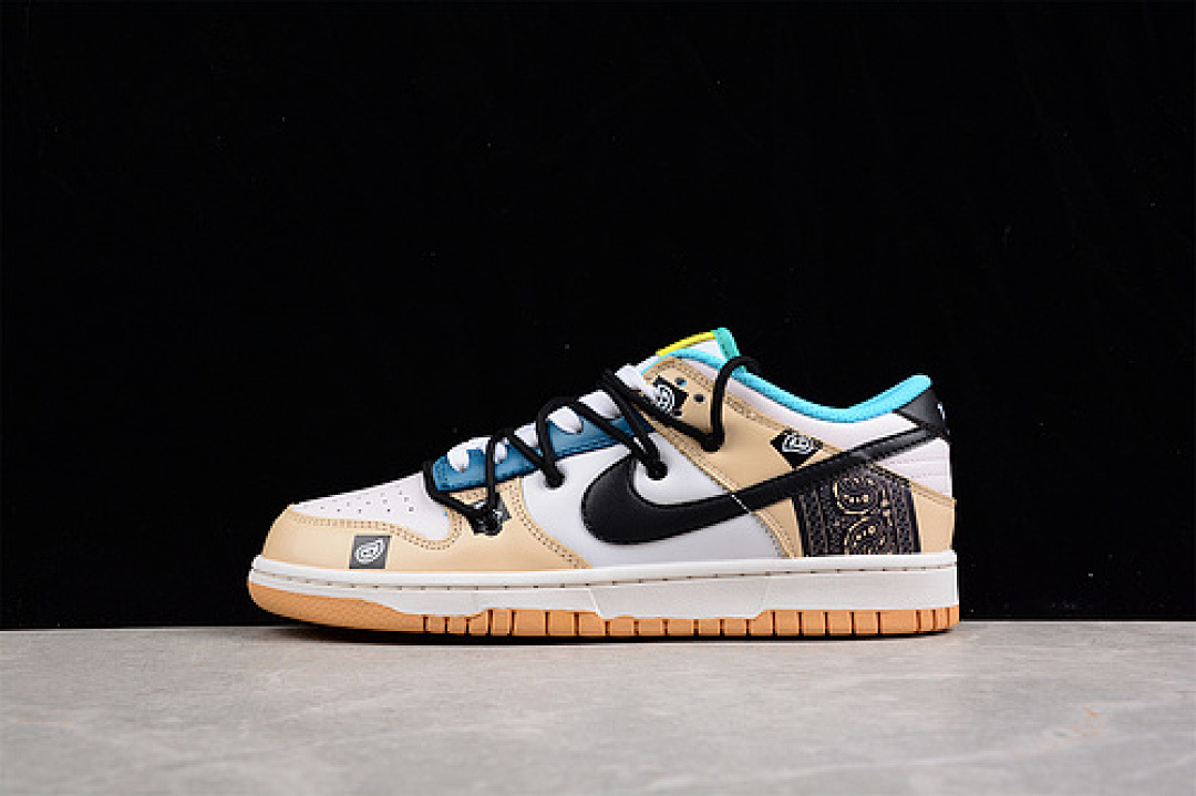 Off-White [DH0952-100]-[SB DUNK LOW SE WHITE/LIGHT CHOCOLATE/ROMA GREEN]-[WOMAN:36-39]-[MAN:40-47.5], photo 1