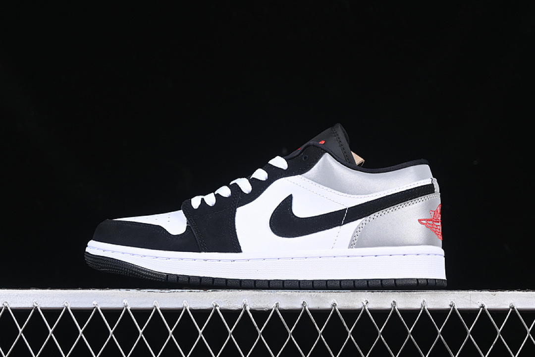 Jordan [HF3148-106]-[AIR JORDAN 1 LOW WHITE/GREY/BLACK/RED]-[MAN:40-46], photo 1