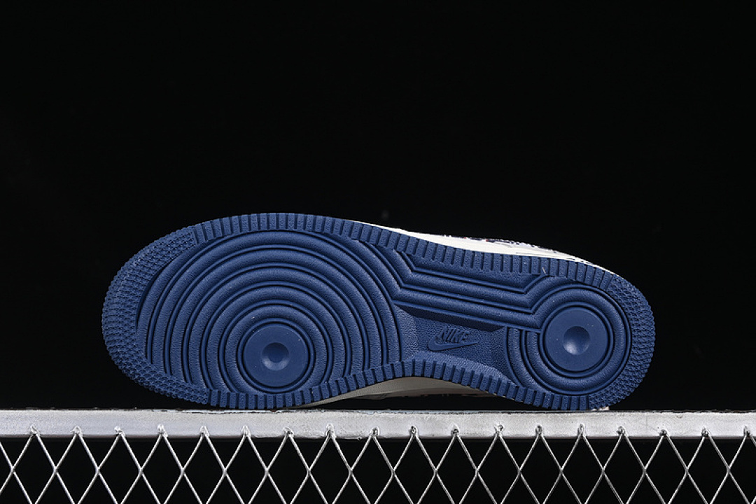 Nike [KK1988-044]-[AIR FORCE 1 07 LOW WHITE/GREY/BLUE]-[WOMAN:36-39]-[MAN:40-45] - Image 15