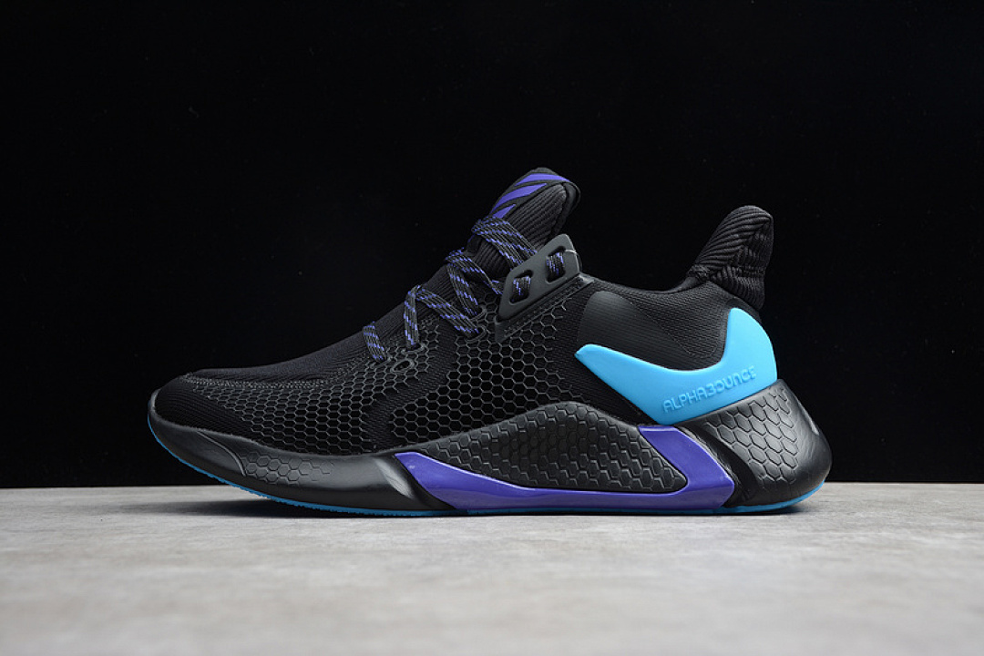 Purple [CG5586]-[ALPHABOUNCE INSTINCT SHOES CLOUD WHITE/BLUE/PURPLE]-[MAN:40-45], photo 1