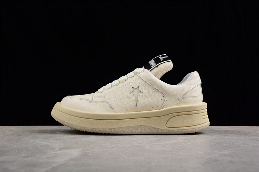 Converse [172343C]-[RICK OWENS X TURBOWPN LOW EGRET/EGRET/CLOUD CREAM]-[WOMAN:35-39.5]-[MAN:40-45], photo 1