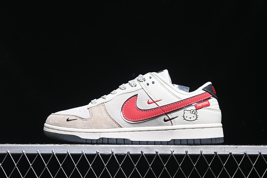Supreme [XY1688-018]-[SB DUNK LOW SUPREME ORANGE/WHITE/GREY]-[WOMAN:36-39]-[MAN:40-45], photo 1