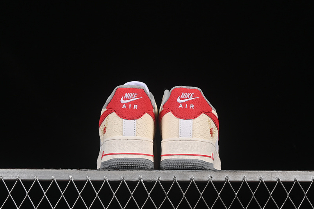 Nike [DX2678-100]-[AIR FORCE 1 07 LOW WHITE/YELLOW/RED]-[WOMAN:36-39]-[MAN:40-45] - Image 14
