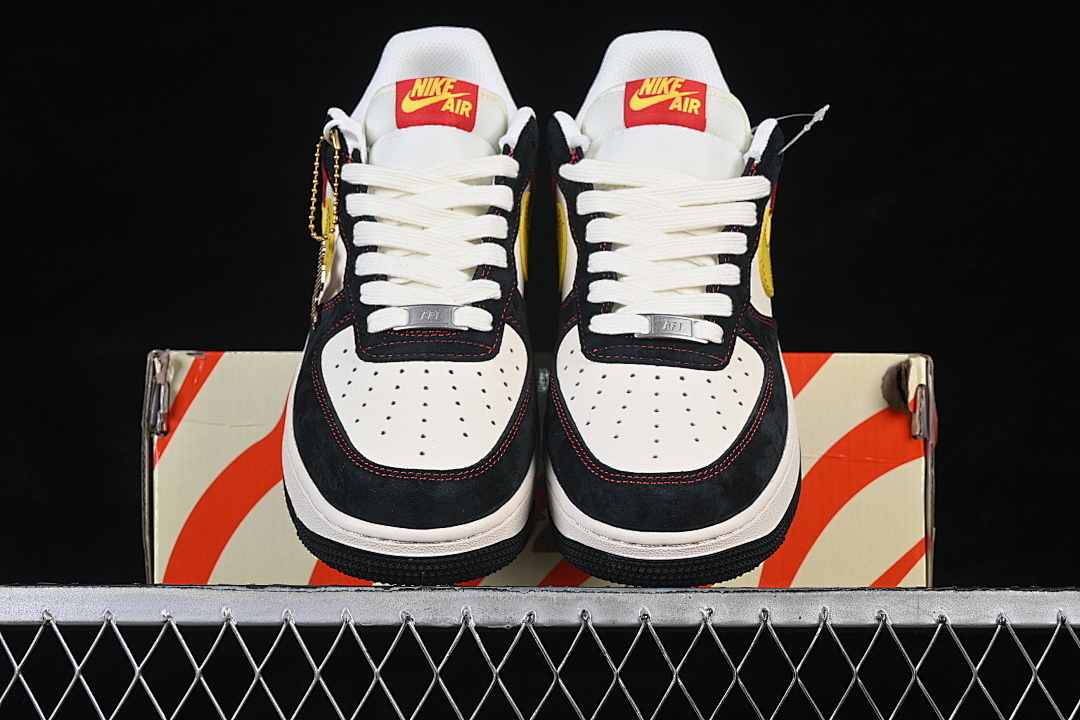 Nike [XD0028-002]-[AIR FORCE 1 07 LOW WHITE/BLACK/RED/YELLOW]-[WOMAN:36-39]-[MAN:40-45] - Image 13