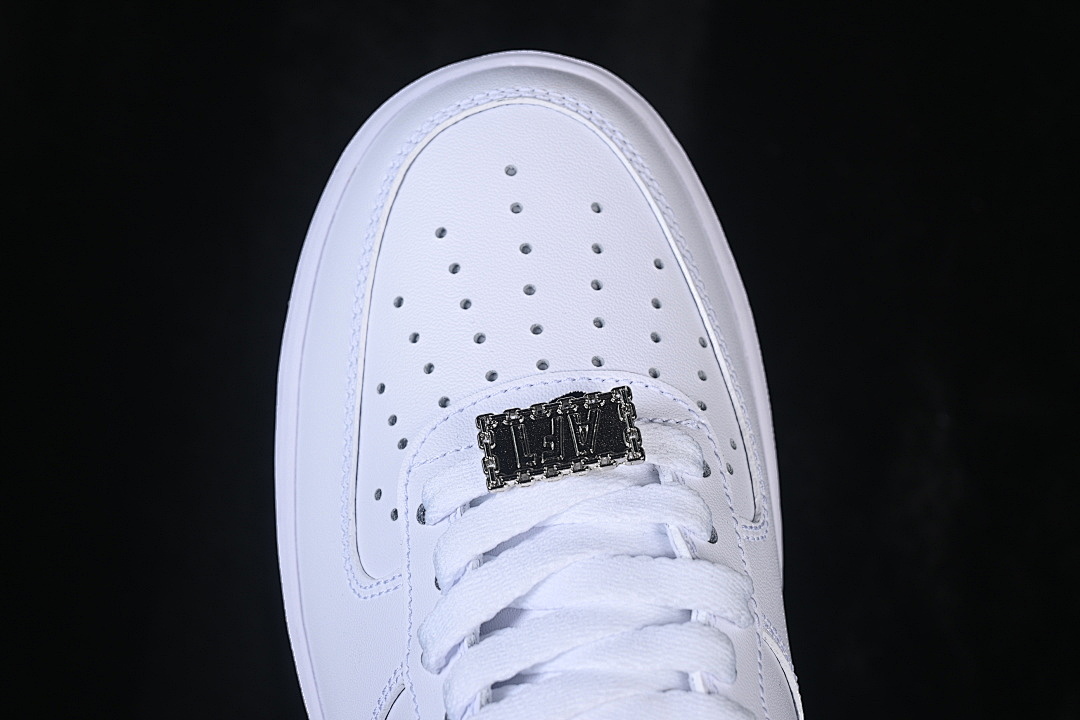 Nike [HF2898-101]-[AIR FORCE 1'07 LOW CASUAL SNEAKERS BLACK/WHITE]-[WOMAN:36-39]-[MAN:40-45] - Image 9