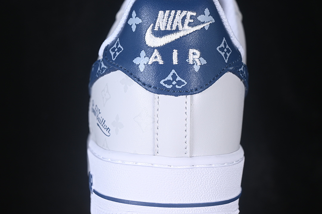 Nike [CZ0270-106]-[AIR FORCE 1 07 LOW CASUAL SNEAKERS NAVY BLUE/GREY]-[WOMAN:36-39]-[MAN:40-45] - Image 6