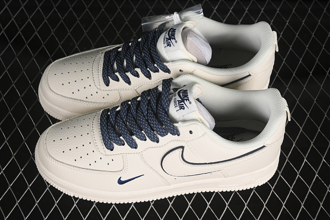 Nike [MJ0319-026]-[AIR FORCE 1 07 LOW WHITE/BLUE]-[WOMAN:36-39]-[MAN:40-45] - Image 11