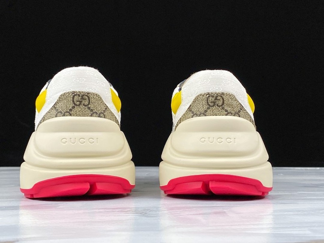 On Running [PLUS GU*CCI RHYTON SHOES WHITE/MULTI-COLOR]-[WOMAN:34-40]-[MAN:39-46] - Image 14