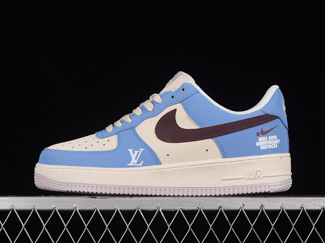 Nike [315122-010]-[AIR FORCE 1 LOW 07 X L*V BEIGE/BLUE/BLACK]-[WOMAN:36-39]-[MAN:40-45], photo 1