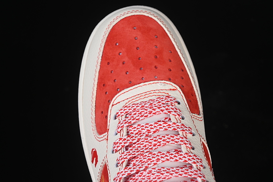 Nike [XL1979-133]-[AIR FORCE 1'07 LOW WHITE/RED]-[WOMAN:36-39]-[MAN:40-45] - Image 10