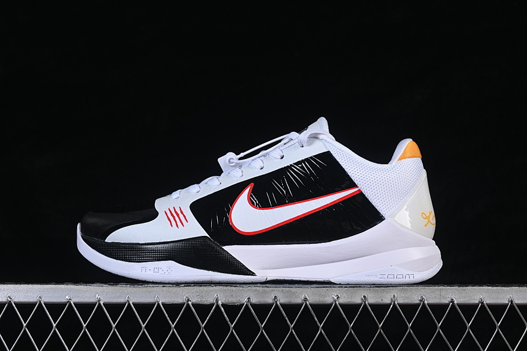 Nike [CD4991-101]-[KOBE 5 PROTRO WHITE/BLACK-UNIVERSITY RED-VARSITY MAIZE]-[MAN:40-47.5] - Image 2