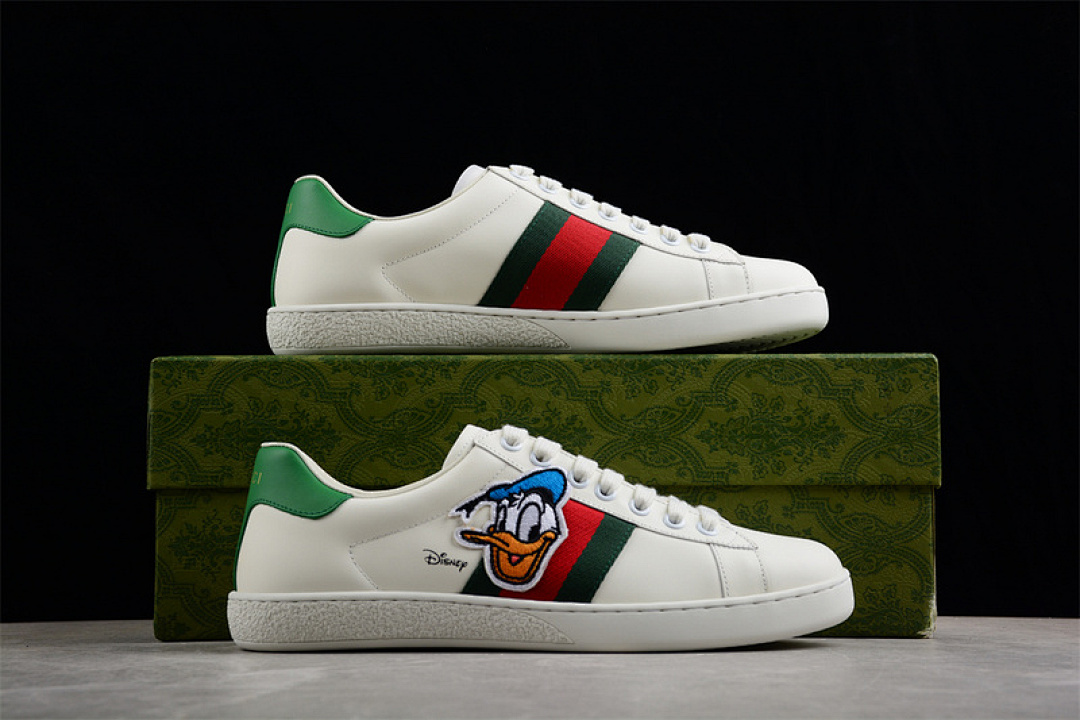 Gucci [GU*CCI ACE LOW TOP CASUAL SNEAKERS WHITE/GREEN/RED]-[WOMAN:35-39]-[MAN:40-44] - Image 14