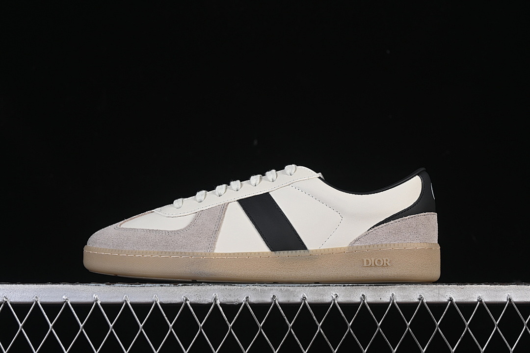 Dior [LOW-TOP DERBY SHOES WHITE/GREY/BLACK]-[WOMAN:39]-[MAN:40-45] - Image 2