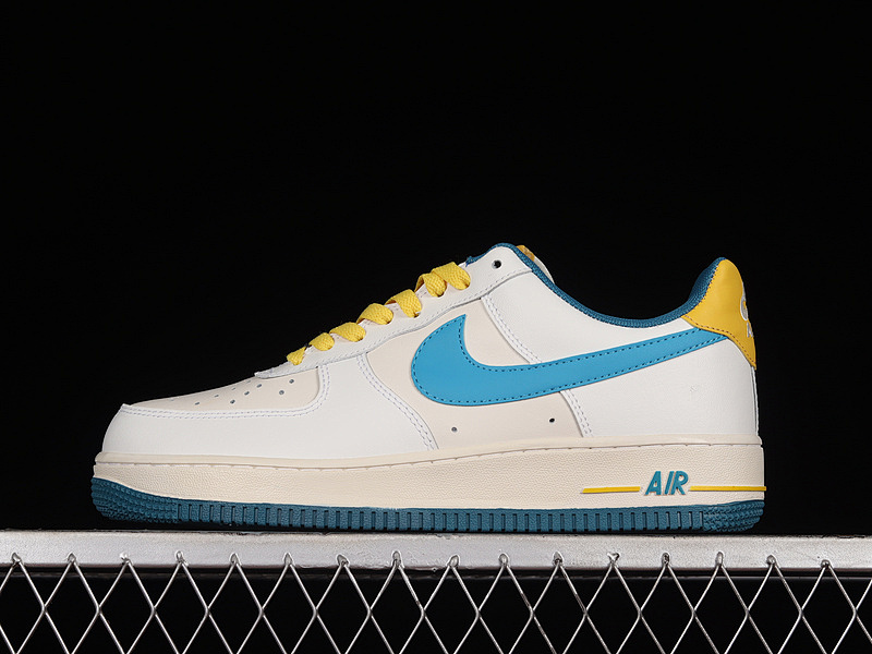 Nike Nike AIR FORCE 1 LOW 07 OFF WHITE/BLUE/YELLOW · CW3388-203, photo 1