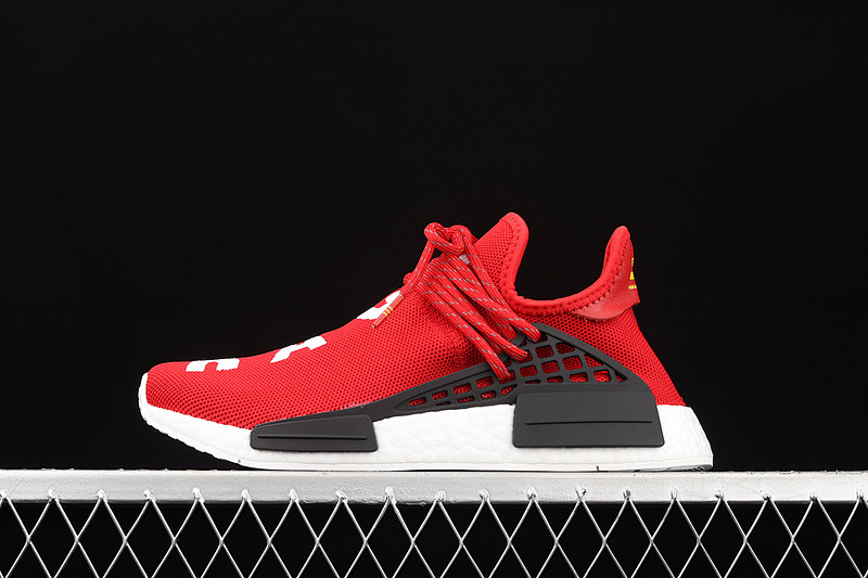 PHARRELL X NMD HUMAN RACE RED/FOOTWEAR WHITE/BLACK · BB0616, photo 1