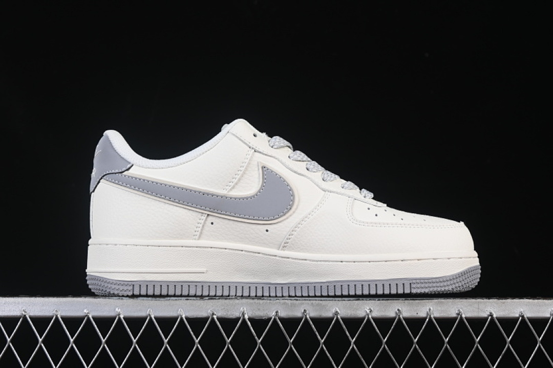 Nike [CS5288-040]-[AIR FORCE 1 07 LOW CASUAL SNEAKERS LIGHT GRAY/WHITE]-[WOMAN:36-39]-[MAN:40-45] - Image 15