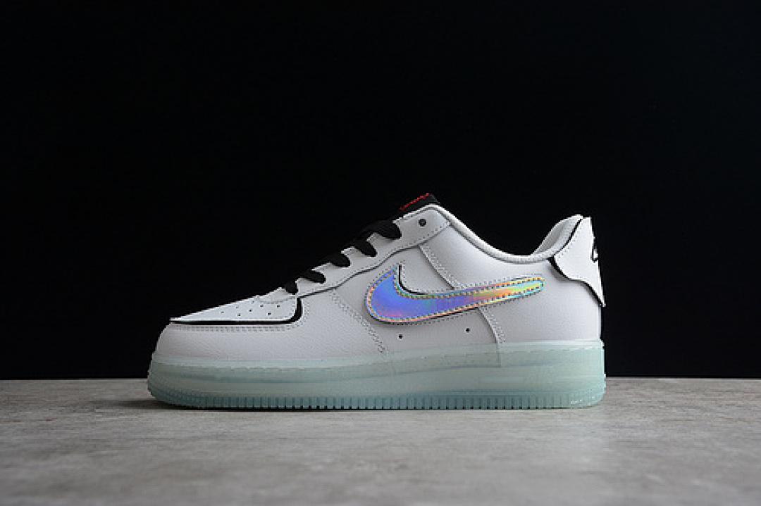 Nike [DH7341-100]-[AIR FORCE 1/1 LOW GS AF1 MIX SUMMIT WHITE/MULTI-COLOR/BLACK]-[UNSIEX:36-45], photo 1