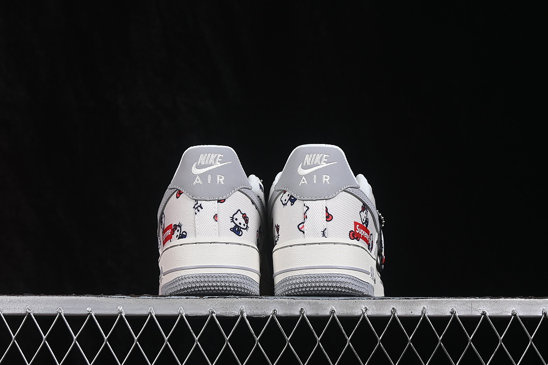 Nike [NH0601-608]-[AIR FORCE 1 07 LOW CASUAL SNEAKERS WHITE/GREY]-[WOMAN:36-39]-[MAN:40-45] - Image 14