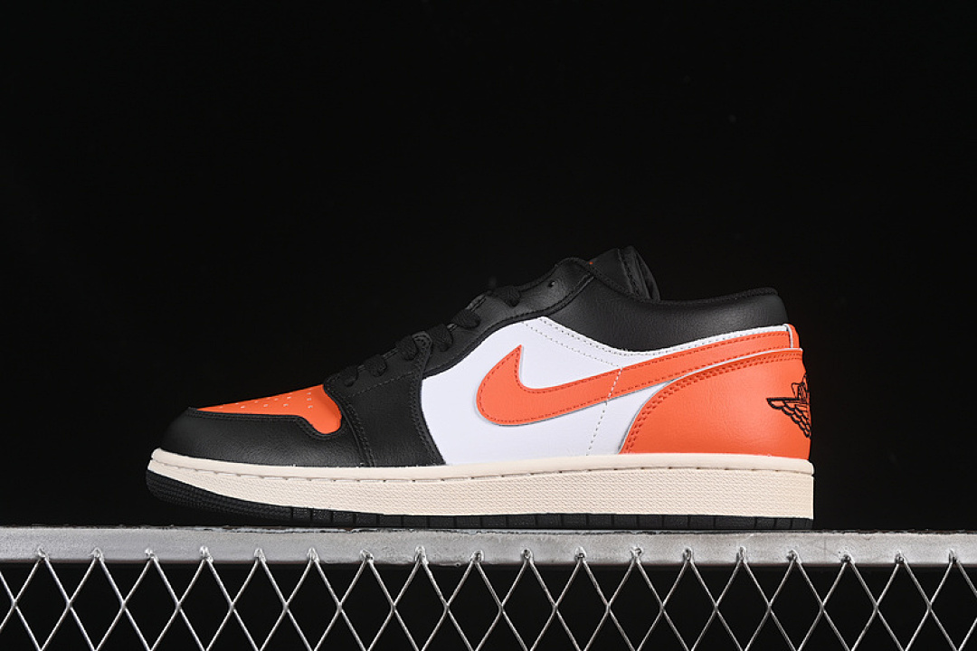 Jordan AIR Jordan 1 LOW BLACK/STARFISH/WHITE/SAIL · 553558-081, photo 1