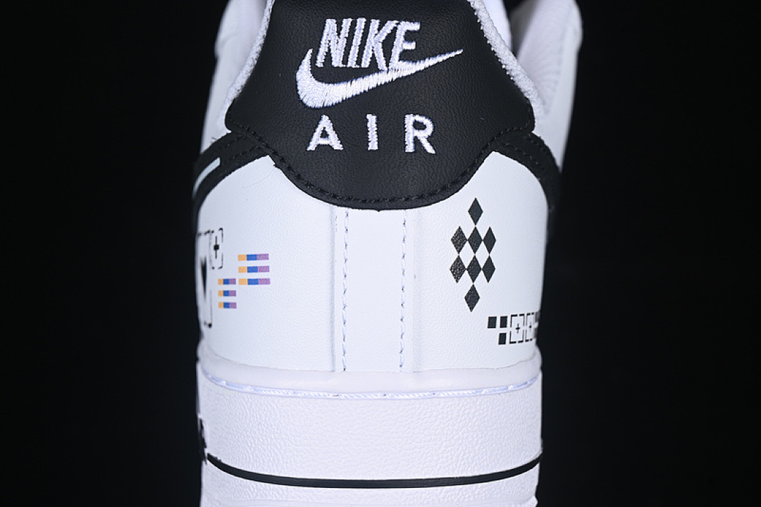 Nike [ZH0316-068]-[AIR FORCE 1 07 LOW WHITE/BLACK/GREY]-[WOMAN:36-39]-[MAN:40-45] - Image 7