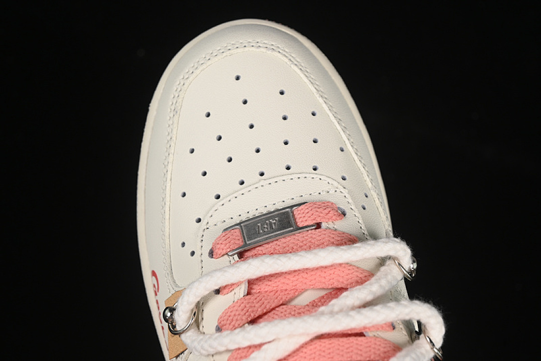 Nike [LV0506-880]-[AIR FORCE 1 07 LOW X CAPYBARA POUR MILKBAPE WHITE/PINK]-[WOMAN:36-41] - Image 10