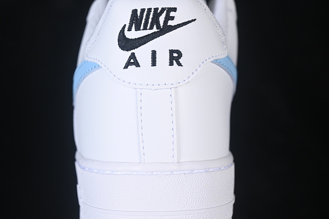 Nike [ZH0316-121]-[AIR FORCE 1 07 LOW CASUAL SNEAKERS WHITE/BLUE/WHITE]-[WOMAN:36-39.5]-[MAN:40-45] - Image 7