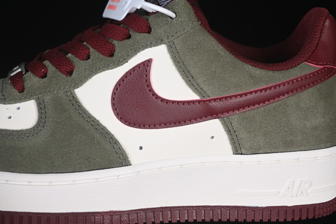 Nike [FQ8714-302]-[AIR FORCE 1 07 LOW WHITE/GREY/RED]-[WOMAN:36-39]-[MAN:40-45] - Image 8