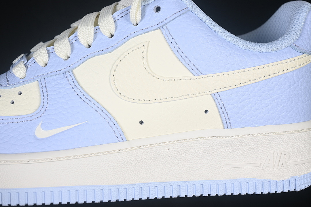 Nike [IV3222-400]-[AIR FORCE 1 07 LOW CASUAL SNEAKERS WHITE/BLUE]-[WOMAN:35.5-39.5]-[MAN:40-45] - Image 8