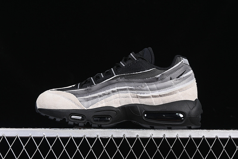Comme des Garcons Nike COMME DES GARÇONS X AIR MAX 95 GREY/BLACK · CU8406-101, photo 1