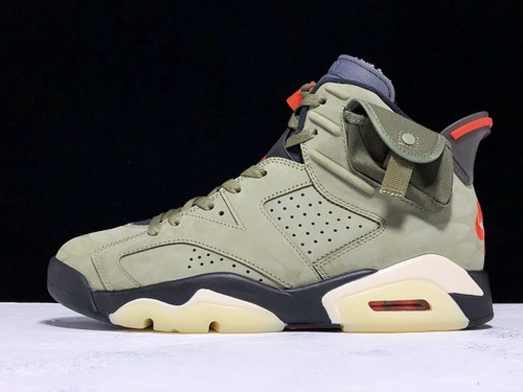 Jordan [CN1084-200]-[OG TRAVIS SCOTT X AIR JORDAN 6 MEDIUM OLIVE/BLACK/UNIVERSITY (RED]), photo 1