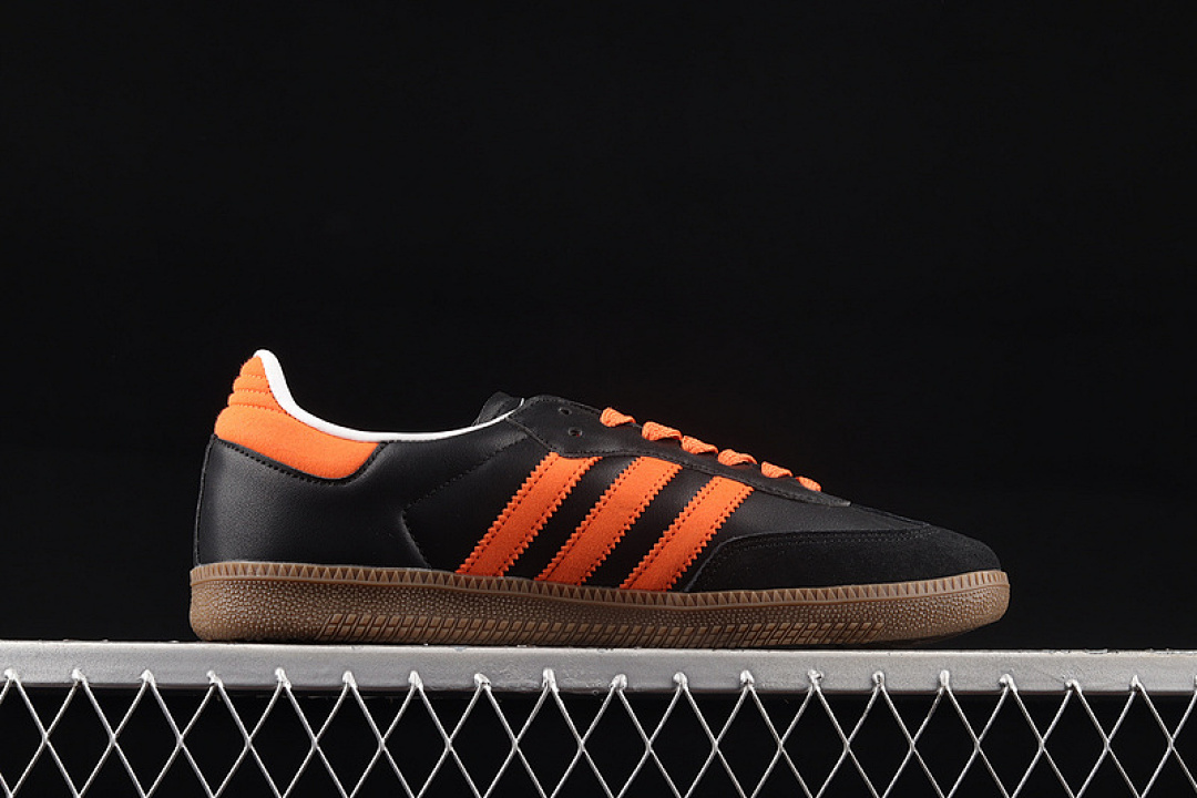 Adidas [FW2428]-[SAMBA VEGAN SHOES CORE BLACK/ORANGE/CLOUD WHITE]-[MAN:39-45] - Image 16