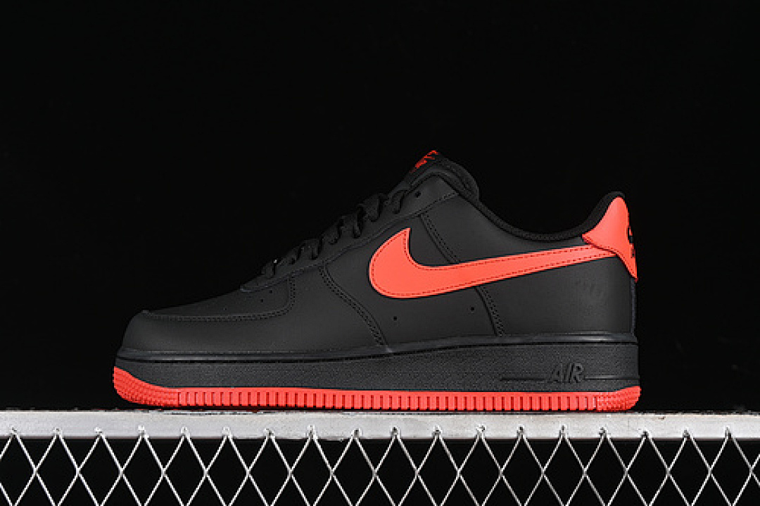 Nike [FJ4146-002]-[AIR FORCE 1 07 LOW BLACK/RED]-[WOMAN:36-39]-[MAN:40-45], photo 1